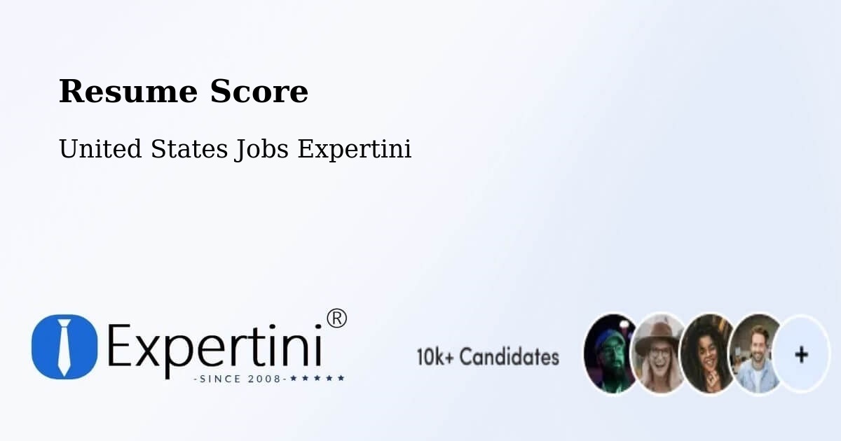 Resume Score & Job Description Match Tool – Epping - United States Jobs Expertini