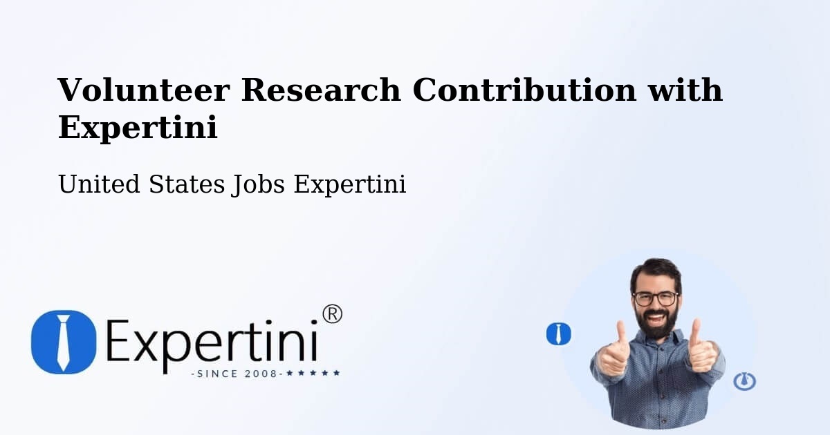 Volunteer Research Contribution Program – Epping - United States Jobs Expertini